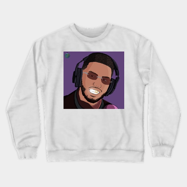 podcast coverart Crewneck Sweatshirt by joeysartworld